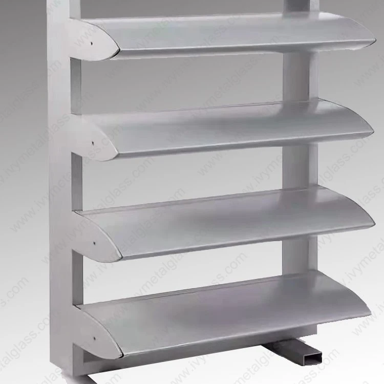 Ffenestri Louver Sefydlog Alwminiwm