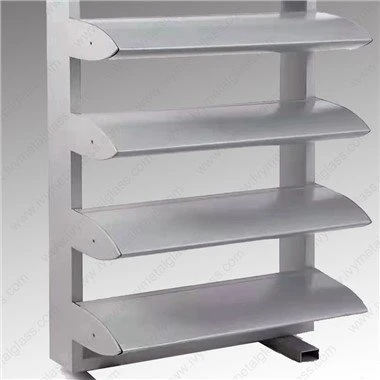 Ffenestri Louver Sefydlog Alwminiwm