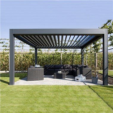Pergola dal dŵr atuomatig
