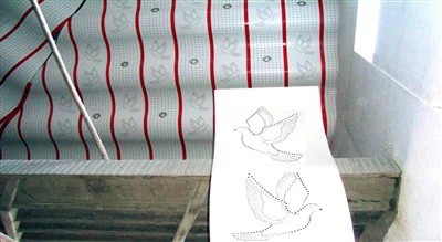 Paneli Cladin Addurn Wal Artistig Patrwm Panel Nenfwd Alwminiwm Tyllog